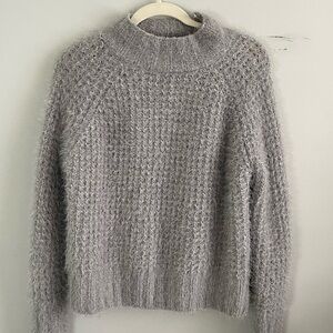 SO Soft Gray Turtleneck Sweater